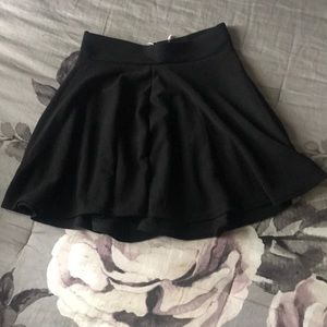 Black skater skirt